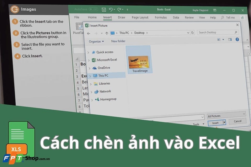 Cách chèn ảnh vào Excel - Ảnh 01
