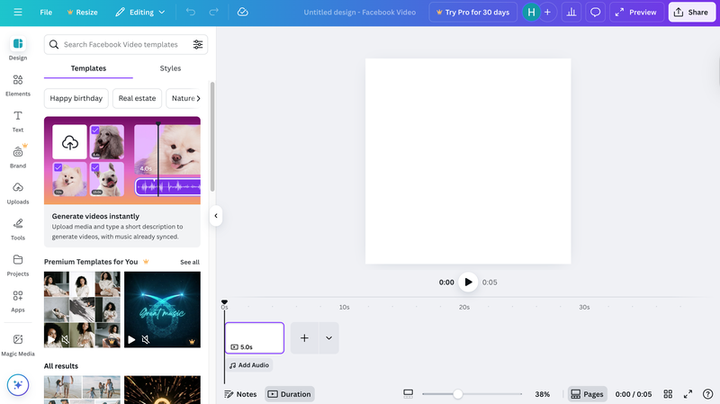 cách chèn video vào canva - Hình 2