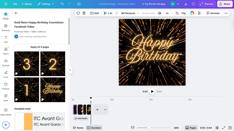 cách chèn video vào canva - Hình 3