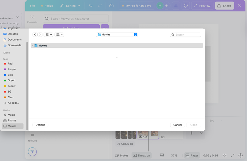 cách chèn video vào canva - Hình 6