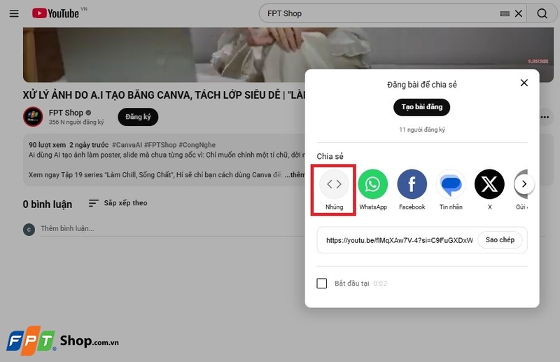 cách chèn video Youtube vào Powerpoint 4