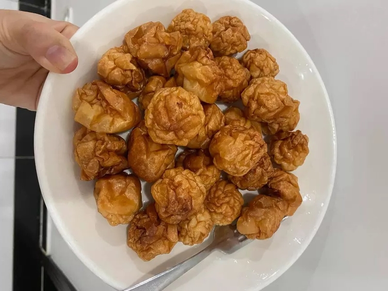 cách chiên cá viên chiên 1