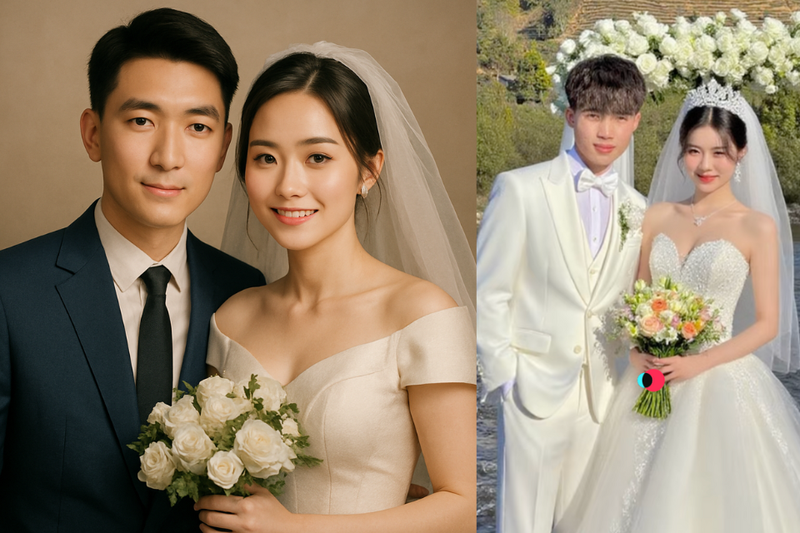 Cách chỉnh ảnh Xingtu trend cô dâu chú rể (1)