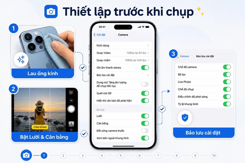 cách chỉnh camera iphone chụp đẹp hình 2