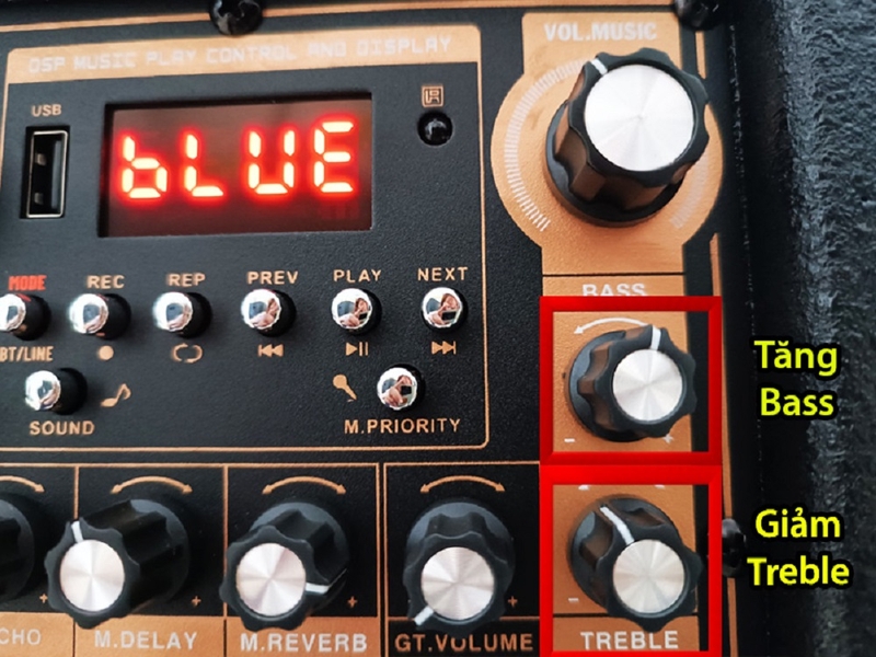 chinh bass va treble