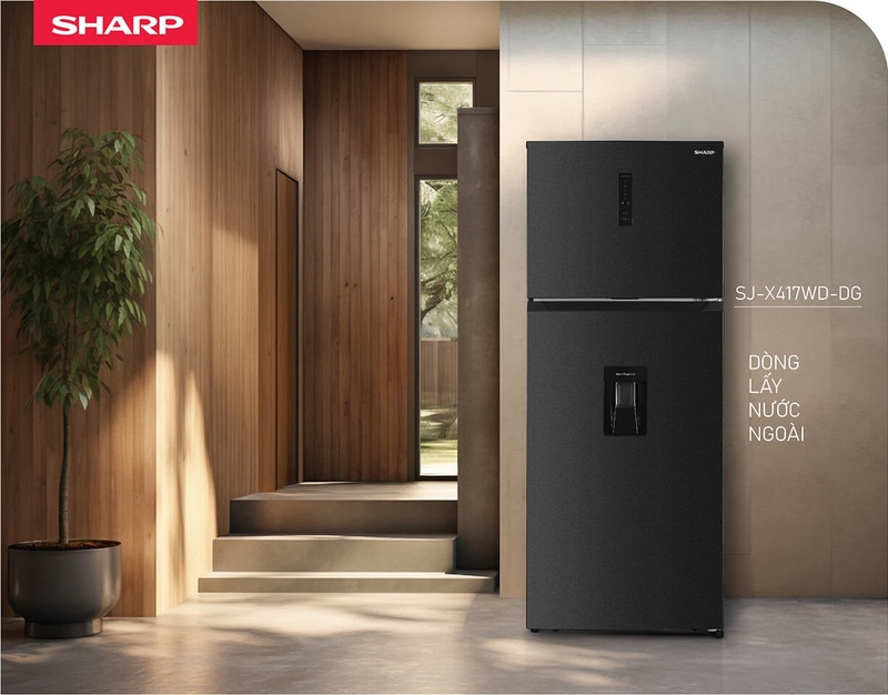 cách chỉnh nhiệt độ tủ lạnh sharp - đời mới