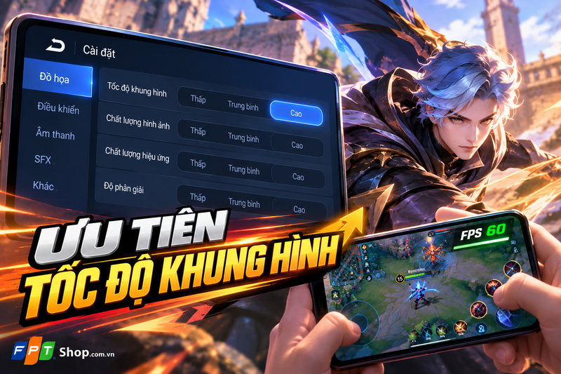 cách chỉnh setting Liên Quân mượt 2