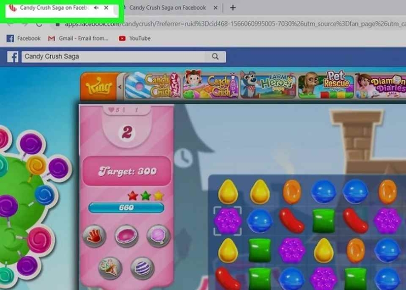 Chơi game và chuyển đổi giữa các thẻ