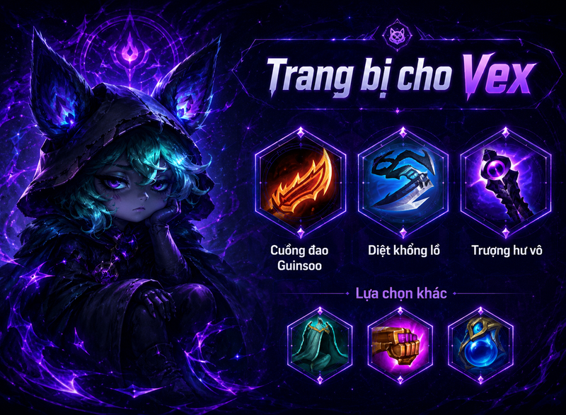 cách chơi đội hình Vex Exodia 2