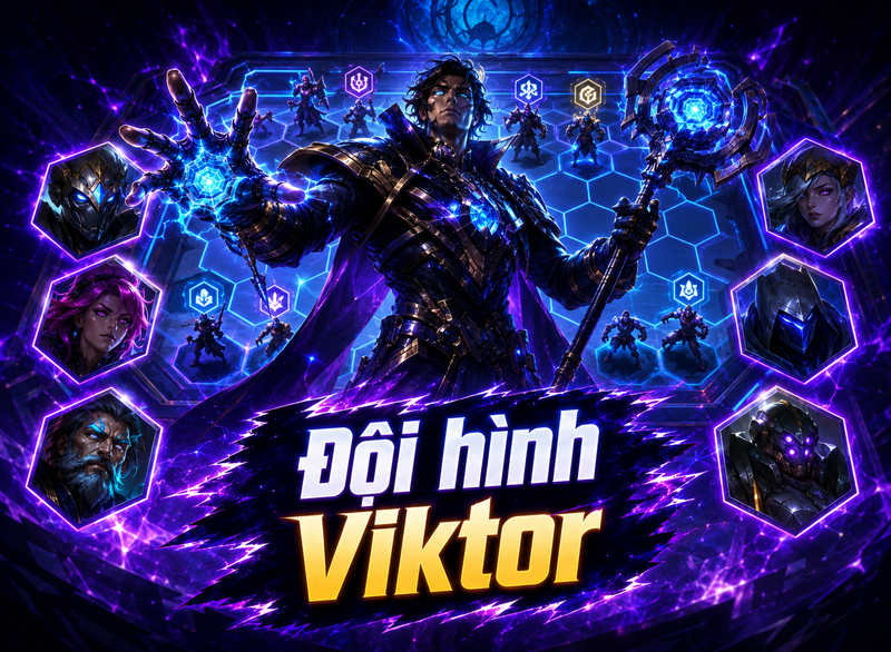 cách chơi đội hình Viktor 1