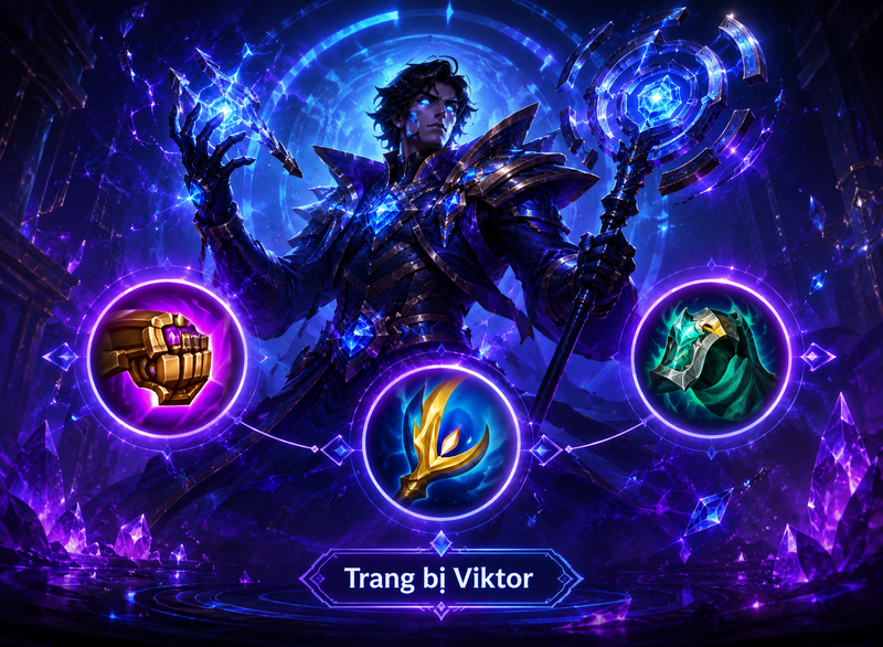 cách chơi đội hình Viktor 2