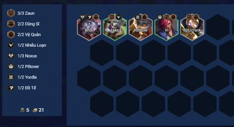 cách chơi đội hình Zaun DTCL Mùa 16 5