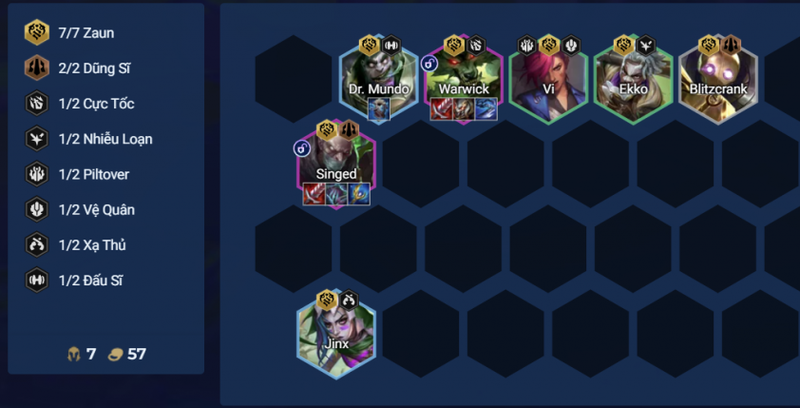 cách chơi đội hình Zaun DTCL Mùa 16 6