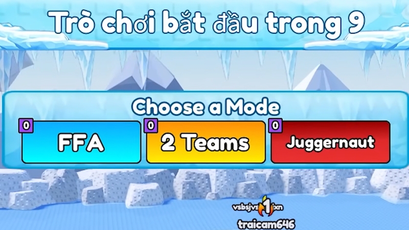 Người chơi có thể chọn chế độ mà mình thích