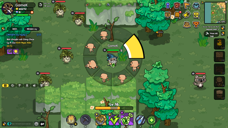 huong dan choi heros land