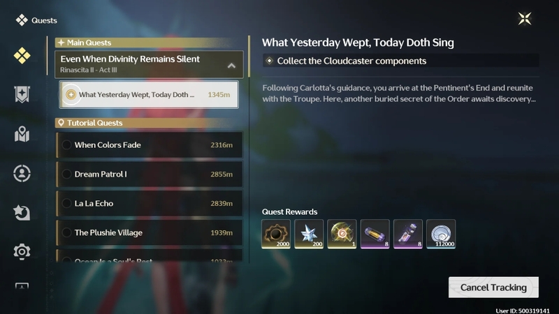 Ưu tiên hoàn thành nhiệm vụ chính (Main Quest)