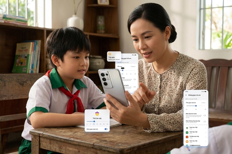 Kids Space cho phép phụ huynh quản lý con em tốt hơn khi sử dụng điện thoại OPPO