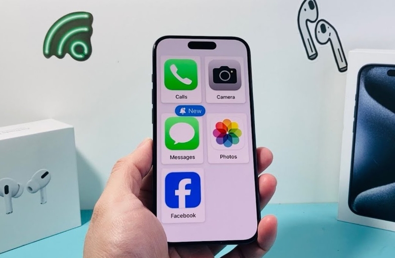 Cỡ chữ lớn giúp người lớn tuổi đọc nội dung và thao tác trên iPhone dễ dàng hơn
