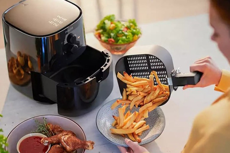 Nồi dạng rổ có thiết kế gọn, phù hợp với căn hộ nhỏ hoặc người sống trong phòng trọ