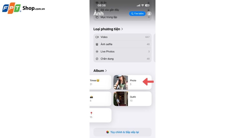 cách chọn tất cả ảnh trên iPhone 2