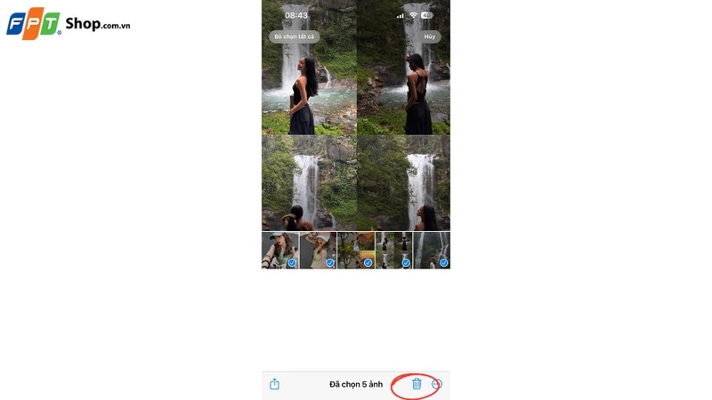 cách chọn tất cả ảnh trên iPhone 7
