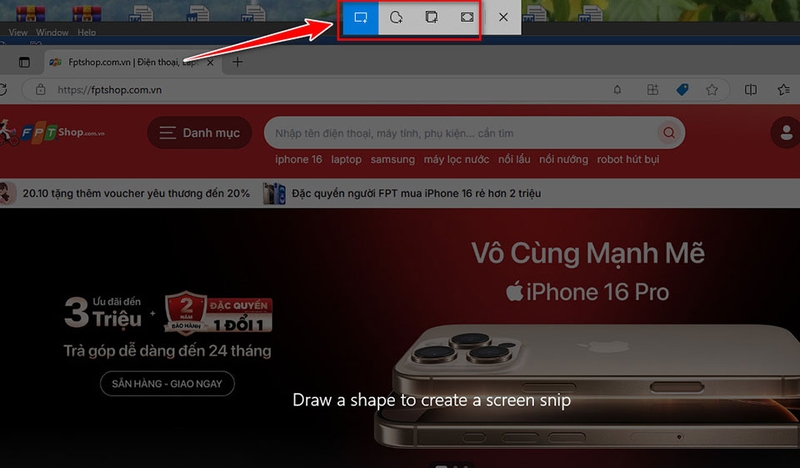 ách chụp 1 phần màn hình máy tính - 08
