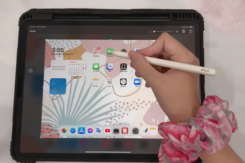 Cách chụp ảnh màn hình trên iPad Pro (1)