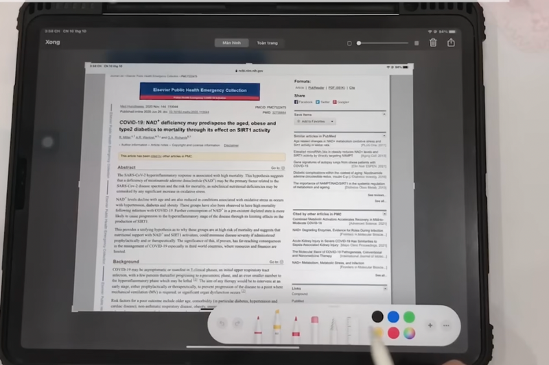 Cách chụp ảnh màn hình trên iPad Pro (8)