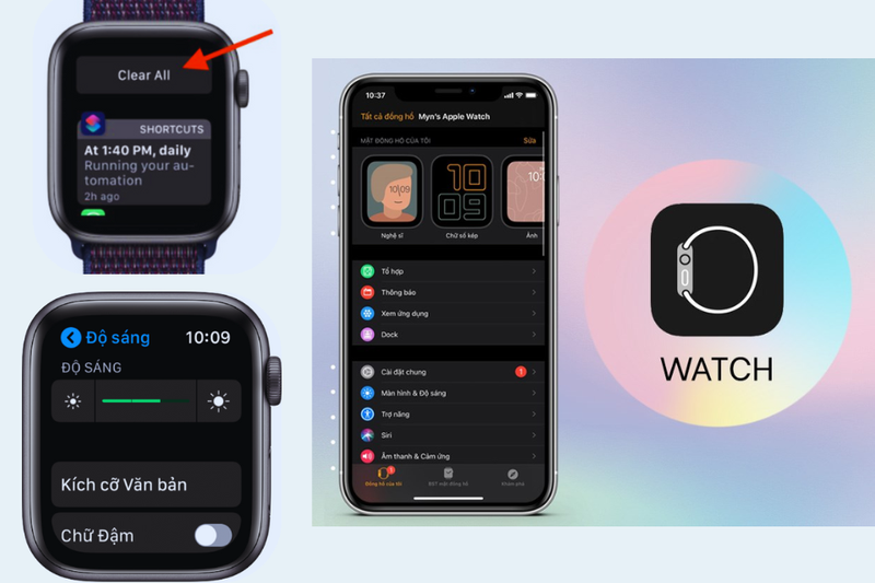 Cách chụp màn hình Apple Watch Ultra, SE (6)