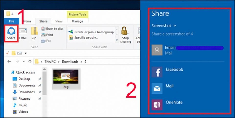 Cách dùng tổ hợp Windows + H để chụp màn hình nhanh chóng