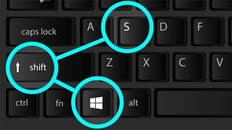Người dùng có thể chụp màn hình tùy chọn trên laptop