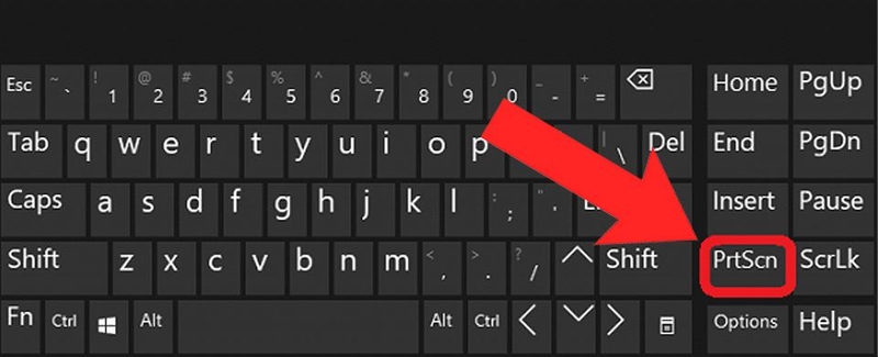 Phím tắt Print Screen (PrtScr) khá thông dụng
