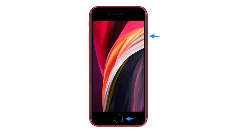 Chụp màn hình iPhone bằng phím cứng 2