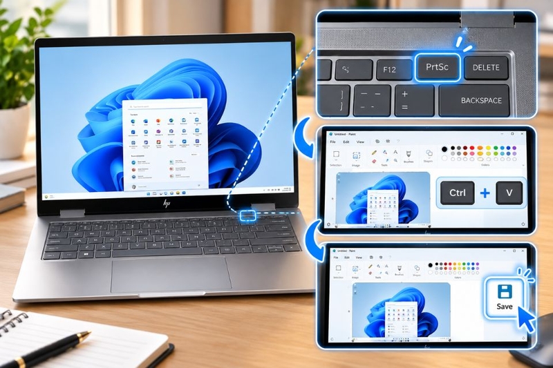 cách chụp màn hình hp envy (ảnh 2)