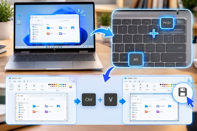cách chụp màn hình hp envy (ảnh 3)