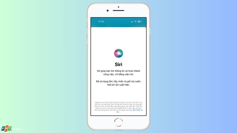 Cách chụp màn hình iPhone 8 bằng Siri