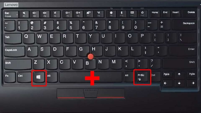 Dùng Windows + Print Screen để chụp màn hình