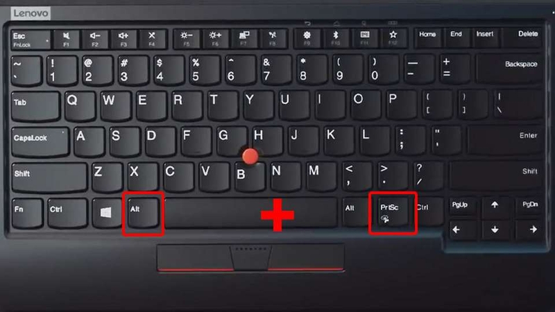 Cách chụp bằng tổ hợp phím Alt + Print Screen