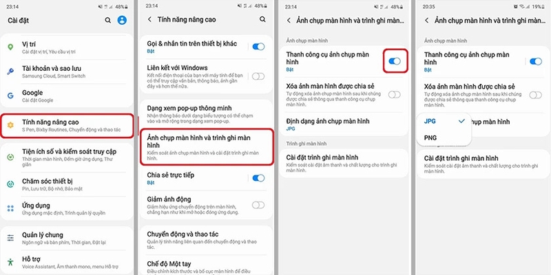 cách chụp màn hình Samsung A37 hình 8