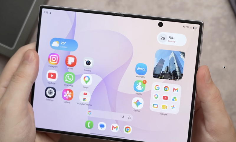 cách chụp màn hình Samsung Z Fold 8 - Hình 2