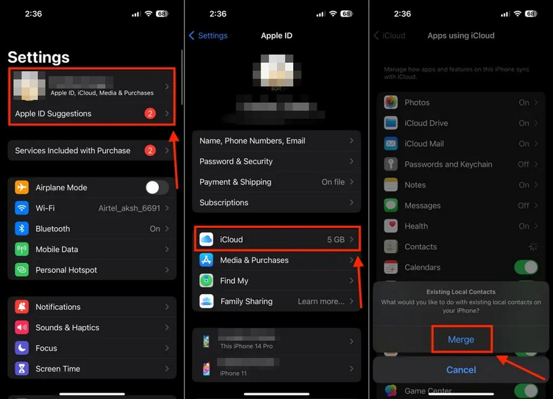 Cách chuyển danh bạ từ iPhone này sang iPhone khác - ảnh 2