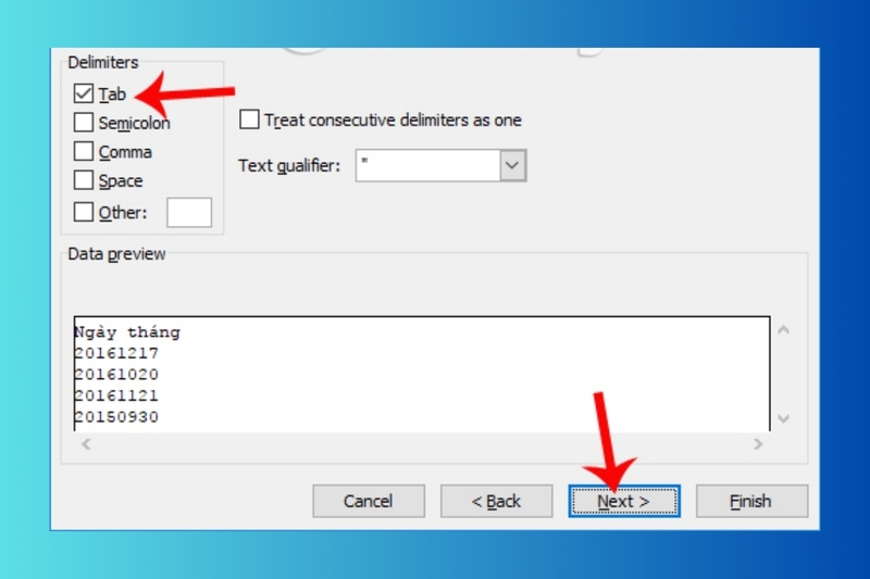 cách chuyển dãy số thành ngày tháng hình 5