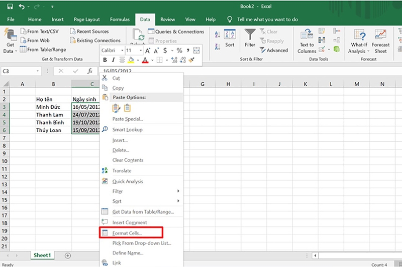 cách chuyển dãy số thành ngày tháng trong Excel (hình 7)