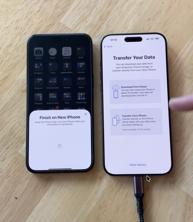 cách chuyển dữ liệu sang iphone 16 Pro Max - Hình 5
