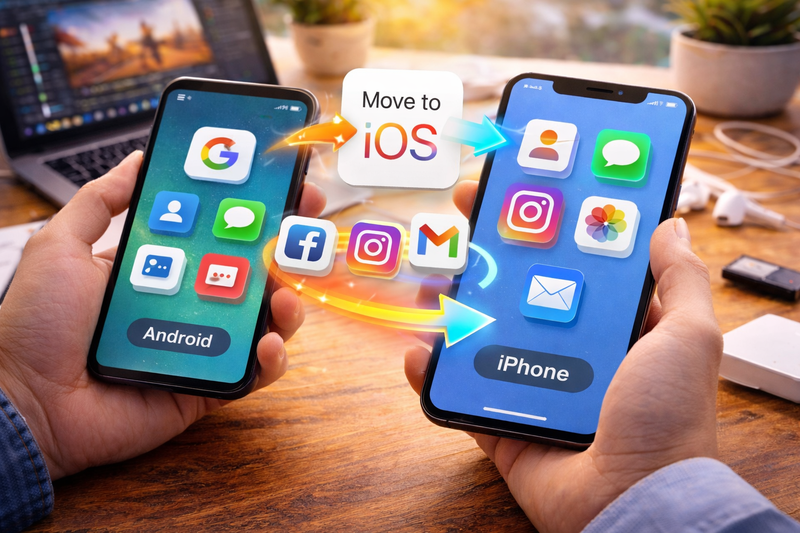 cách chuyển dữ liệu từ realme sang iPhone 1