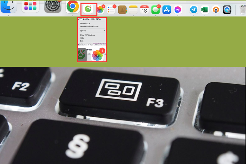 Cách sử dụng Dock và Exposé