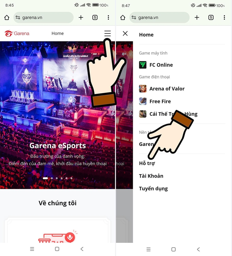 Cách chuyển tài khoản LiênCách chuyển tài khoản Liên Quân Mobile từ Facebook qua Garena - Hình 2 Quân Mobile từ Facebook qua Garena - Hình 12