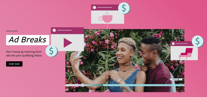 cách chuyển từ Reel sang Watch trên Facebook - ad breaks