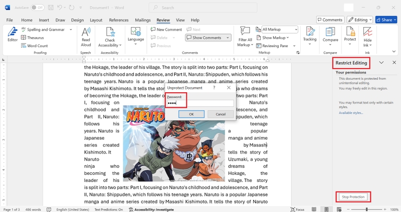 cách cố định hình ảnh trong word hình 10