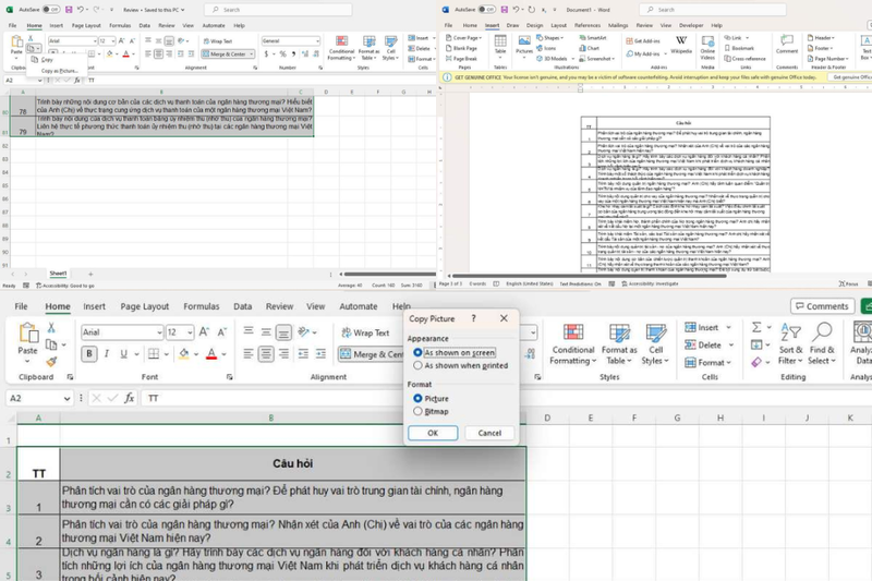 cách copy dữ liệu từ Excel sang Word (4)